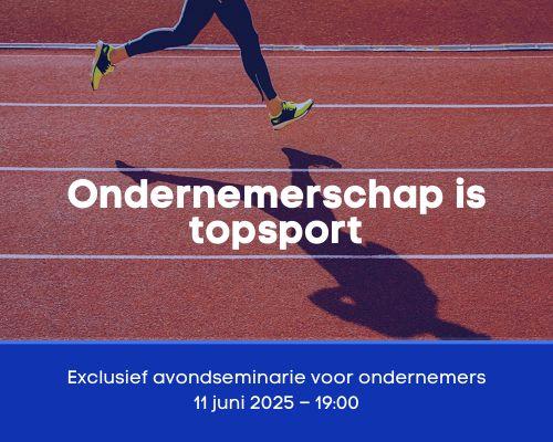 Wat hebben ondernemerschap, AI en topsport gemeen?